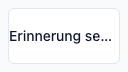 German button label cut off with an ellipsis